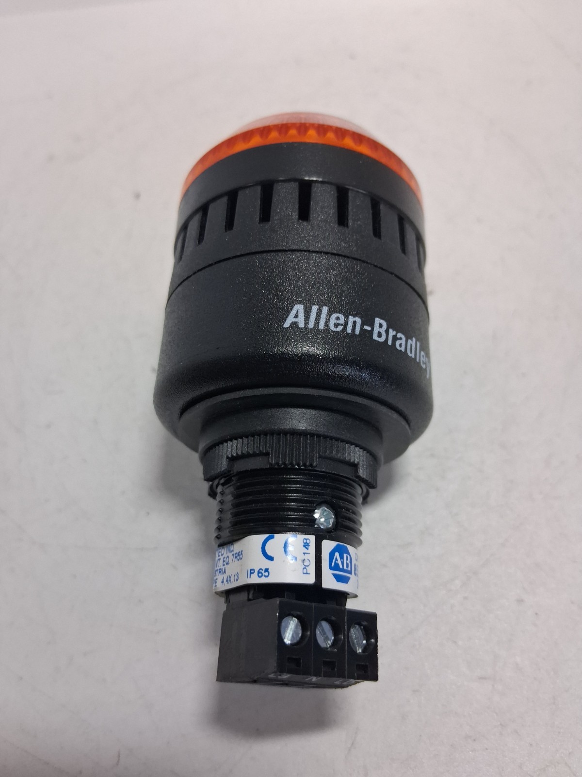 ALLEN BRADLEY 855PD-B24MEC1522 SOUNDER W/LED AMBER 24VAC/DC SERIES A NNB
