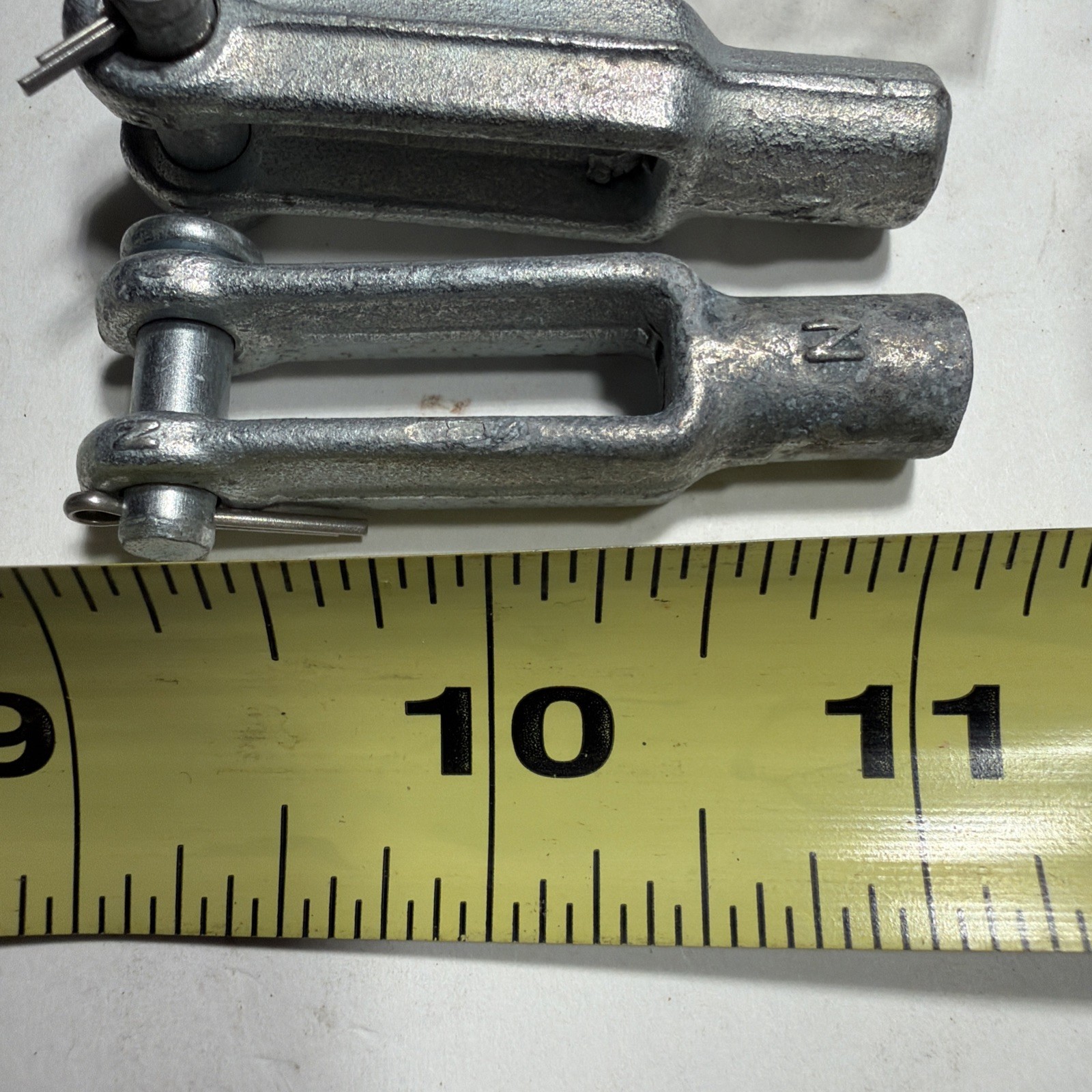 Yoke End MC11805 Lot of 10 Each By McMaster Carr NIB NOS Galvanized 1/4”-20 Thre