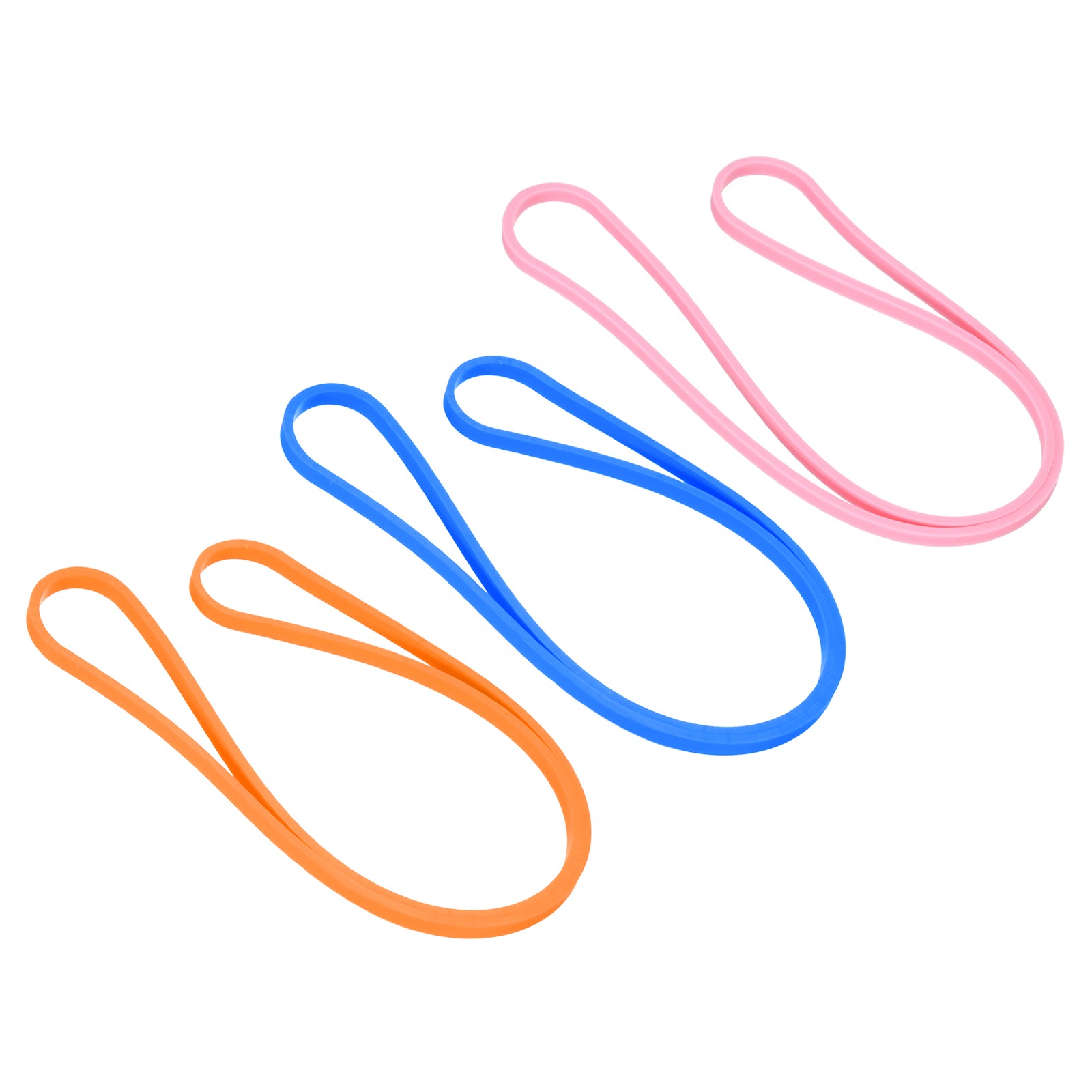 24Pcs Rubber Bands, 15″ Trash Can Large Rubber Bands Trash Cans Blue Pink Orange