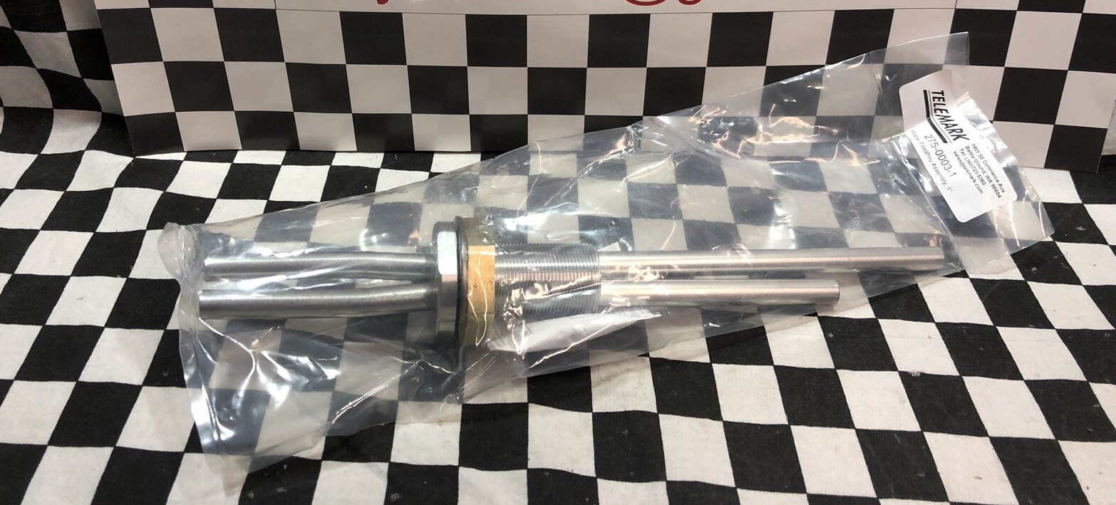 TELEMRK 1″ Dual 3/8″ water feedthrough, 275-0003-1, SHIPSAMEDAY#Box 16 “P5”