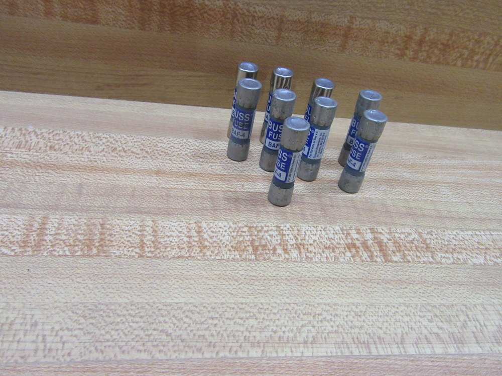 Bussmann BAF-4 Buss Fuse BAF4 (Pack of 9)