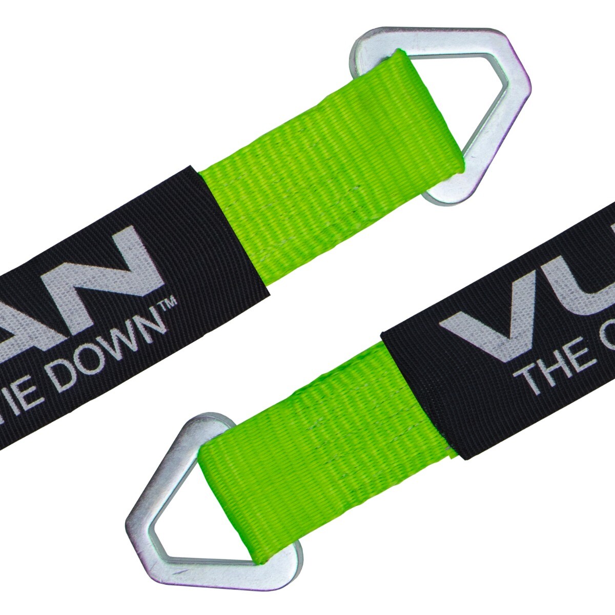 Car Tie Down Axle Strap – Wear Pad – 2″x36″, 4 Pack – High-Viz – 3300 lbs SWL