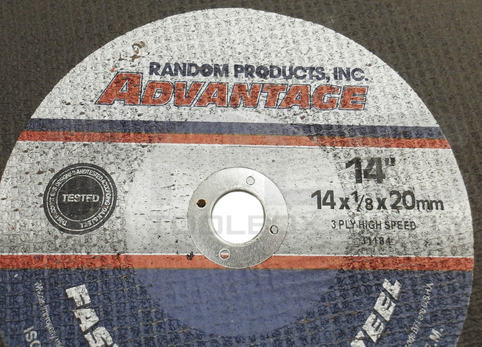 NEW BOX OF 8 RANDOM PRODUCTS INC 31184 GRINDING WHEEL 14″ X 1/8″ X 20MM