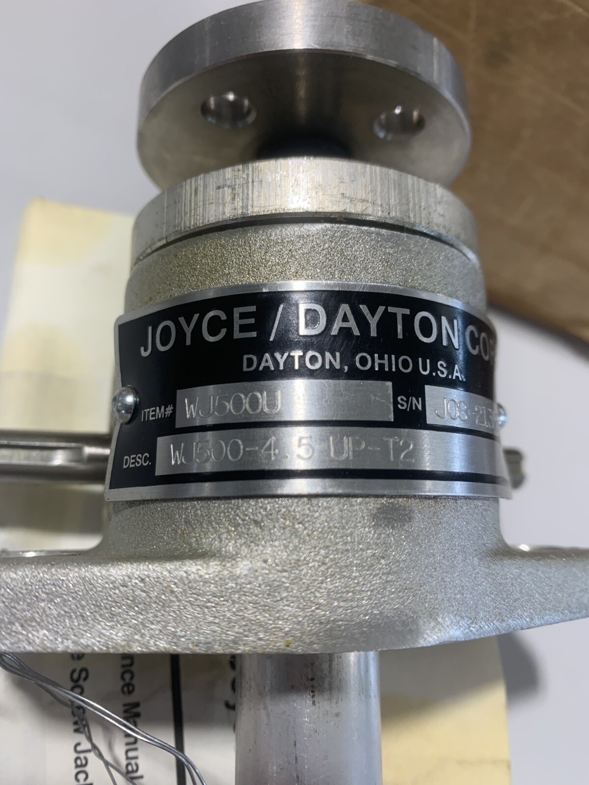 Joyce Dayton WJ500-4.5-UP-T2 Machine Screw Jack WJ500 *NEW OLD STOCK*
