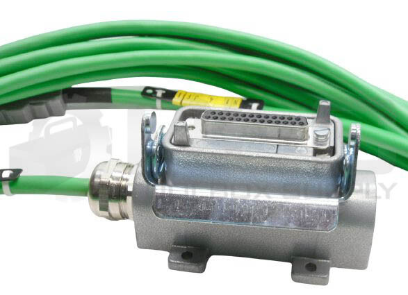 NEW T&B 57696 CONNECTOR HOUSING 25-PIN FML INSERT w/ CHIRON 8x2x0,14 CABLE 25ft