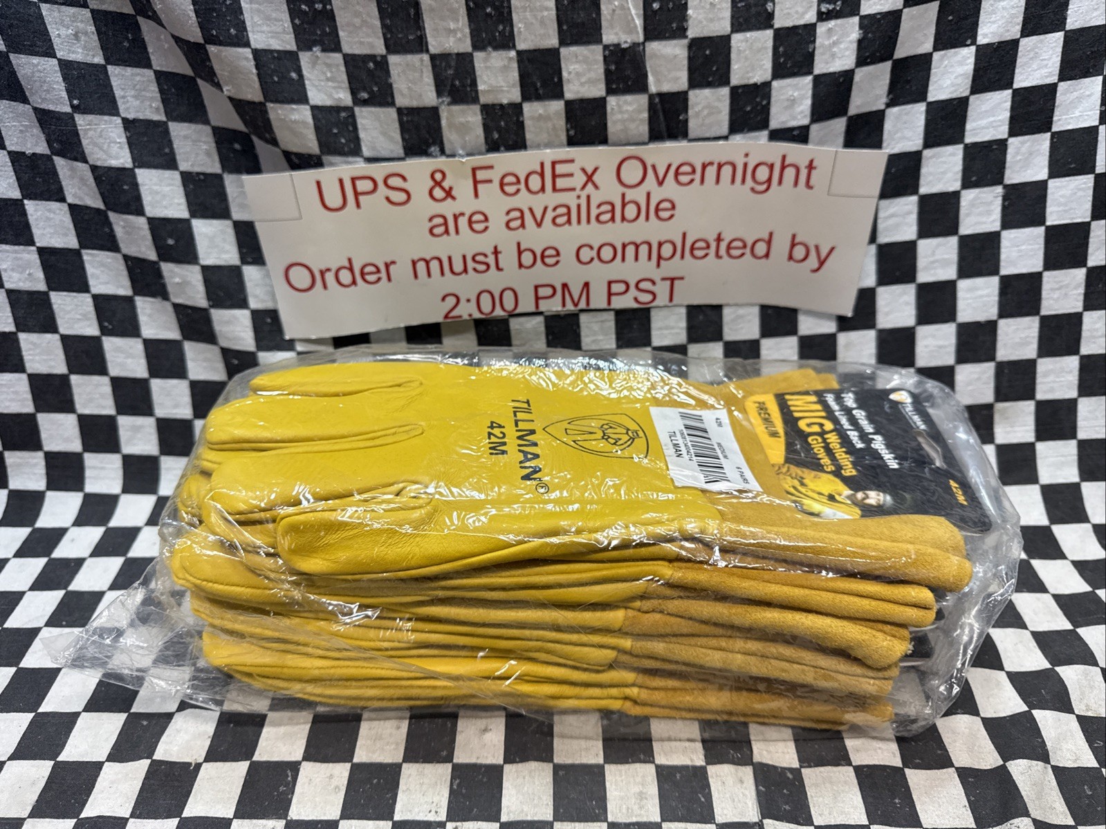 TILLMAN 42M MIG WELDING GLOVE, LOT OF 6, SHIPSAMEDAY