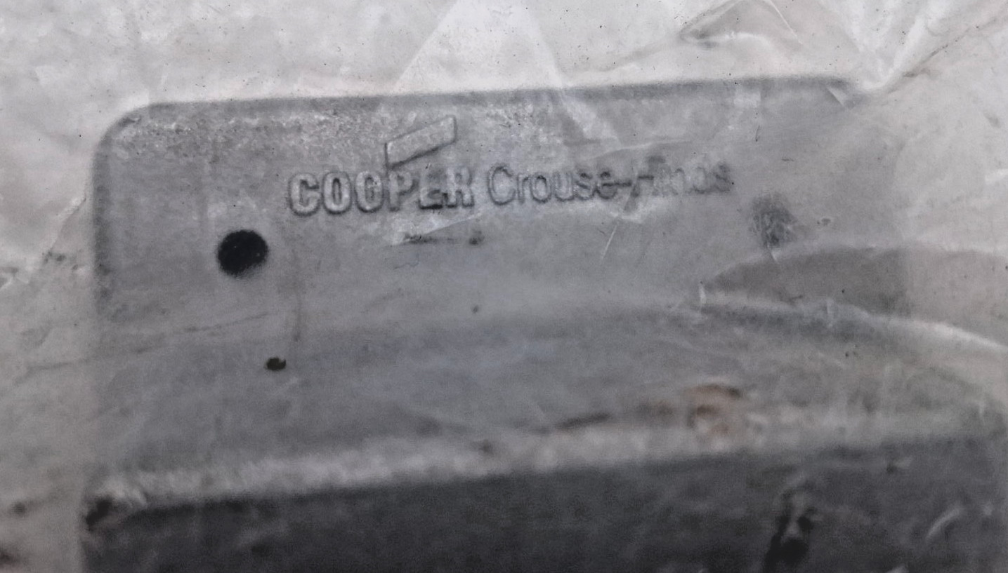 COOPER CROUSE HINDS DS185 Snap Switch Cover