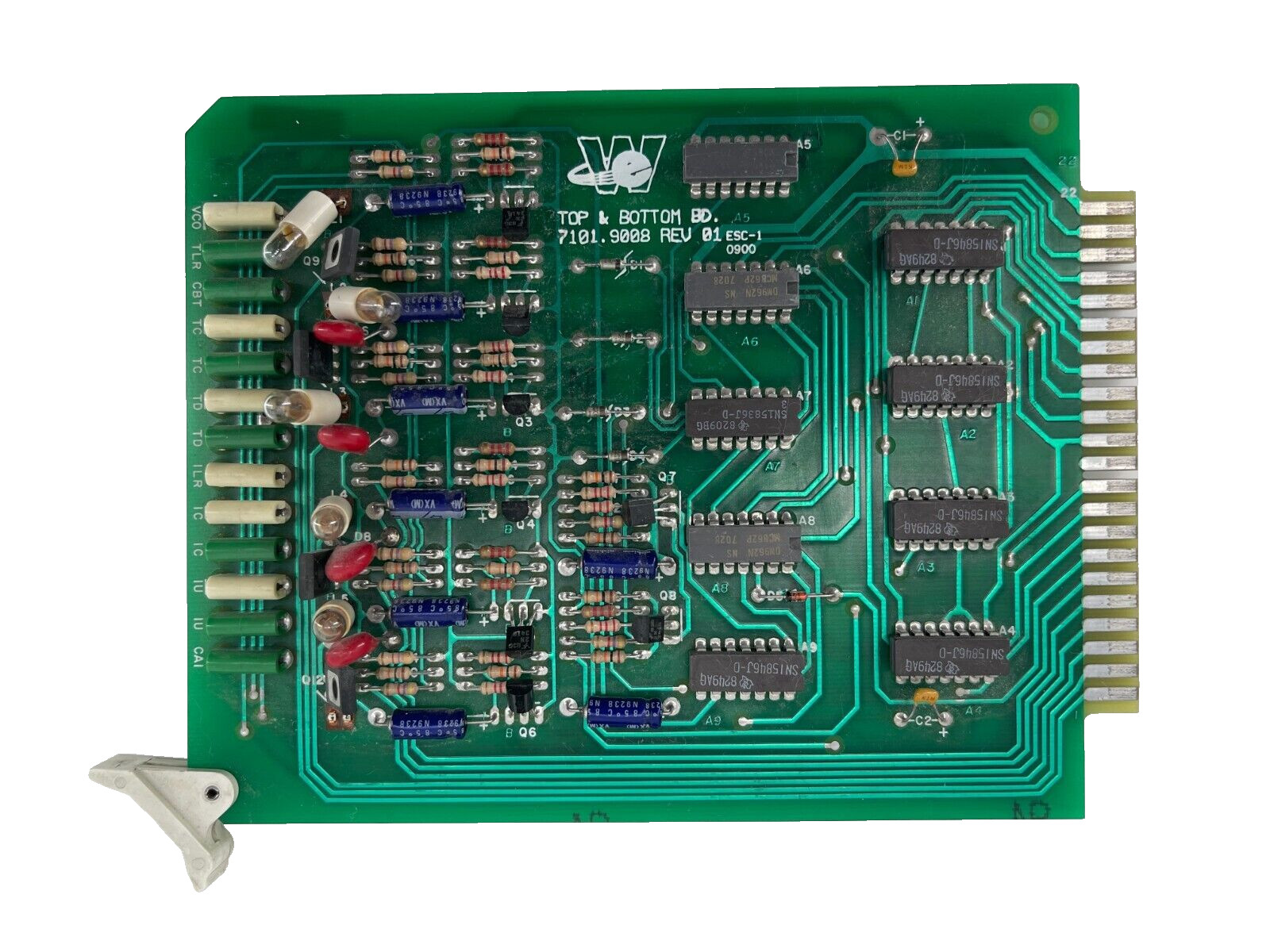 Top & Bottom BD. 7101.9008 REV 01 ESC-1 0900 ELEVATOR PARTS BOARD CIRCUIT #2