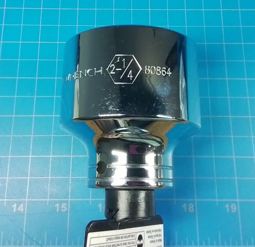 GEARWRENCH 80864 3/4″ Drive 12 Point Standard SAE Socket 2-1/4″