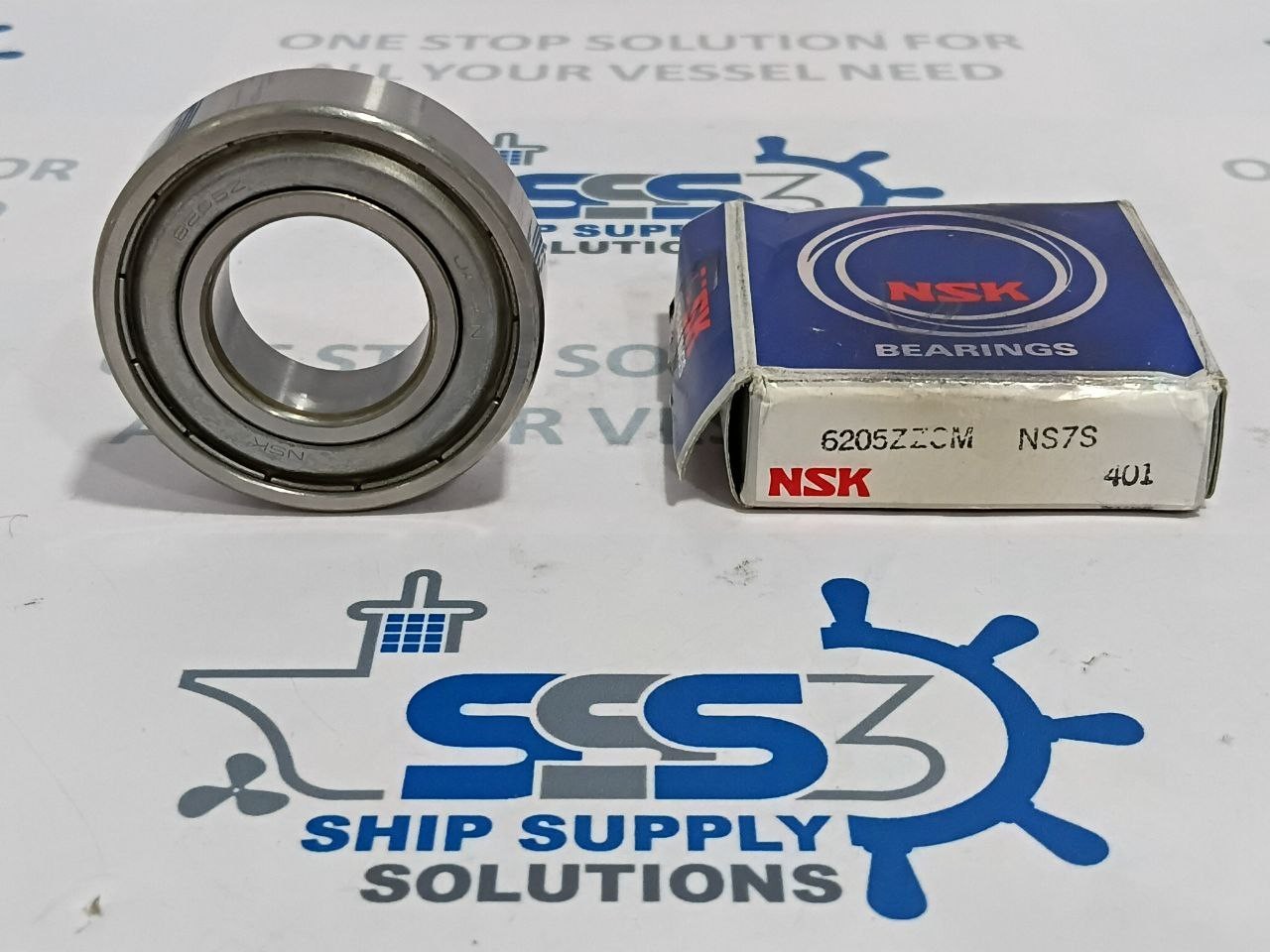 NSK 6205ZZCM NS7S Ball Bearing Size OD 52mm x ID 25mm x Thick. 15mm