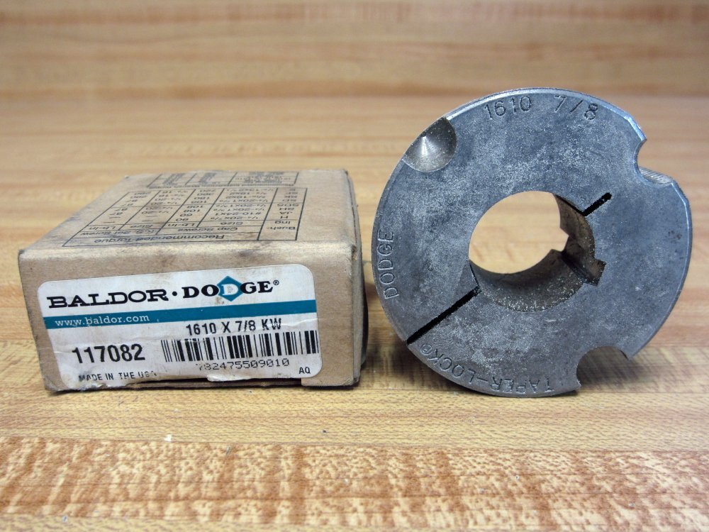 Baldor Dodge 117082 Taper-Lock Bushing 1610×7/8 KW