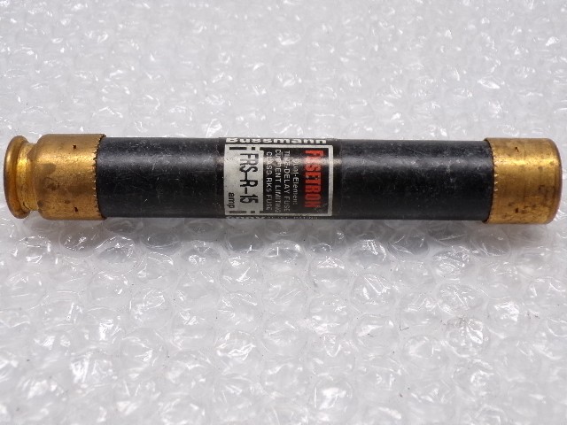 FUSETRON FRS-R-15 FUSE BLACK LOT OF 4 NSNP