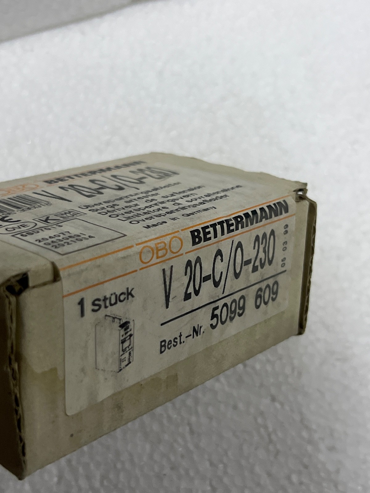 OBO BETTERMANN V 20-C/0-230 Surge Protector