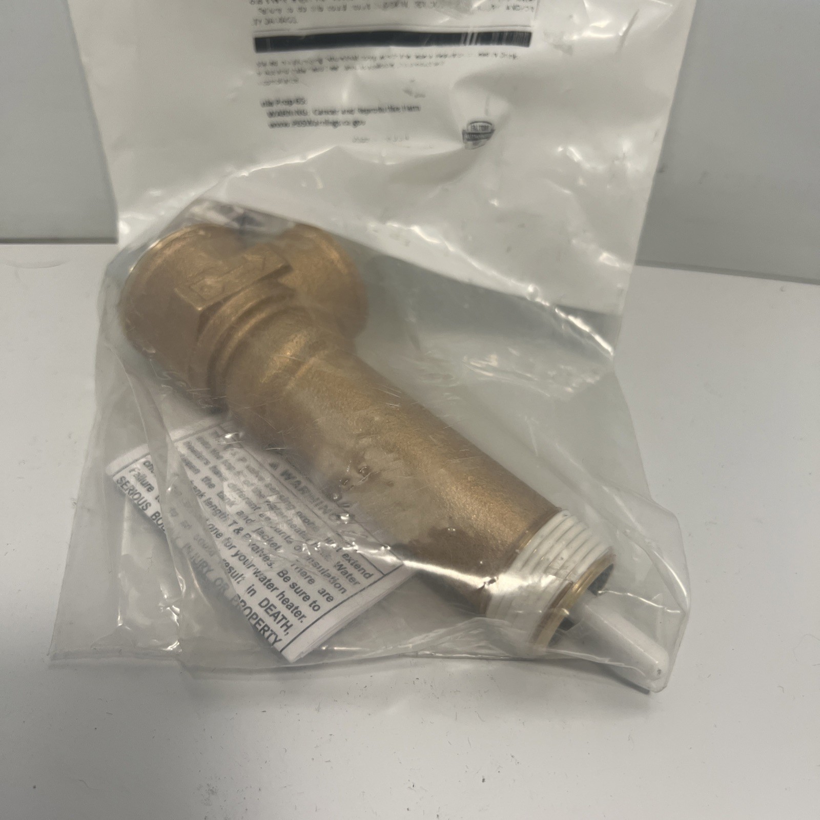NEW, LOCHINVAR, 100108779, 3 IN SHANK, T&P VALVE. (17J-2)