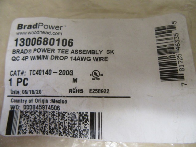 BradPower 1300680106 Brad Power Tee (Pack of 6)