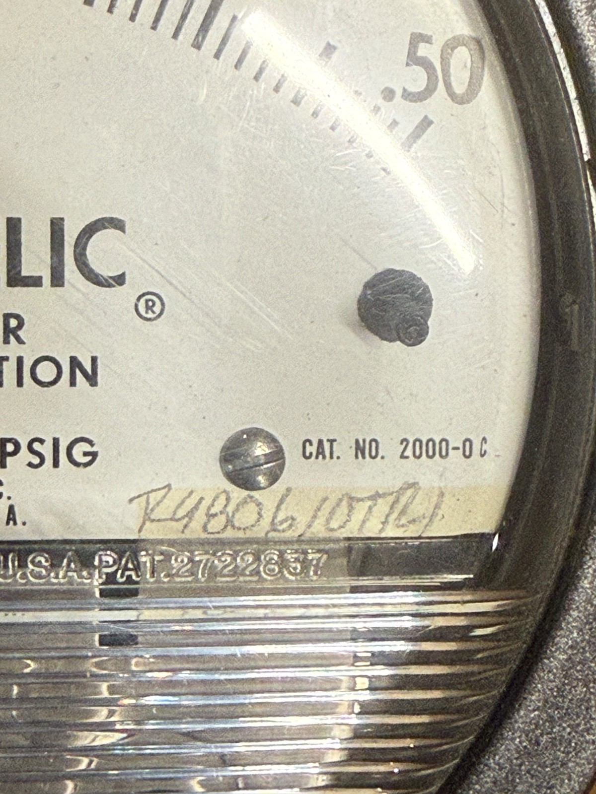 DWYER 2000-0C 15PSI 0-.50 NSNP (NEW)