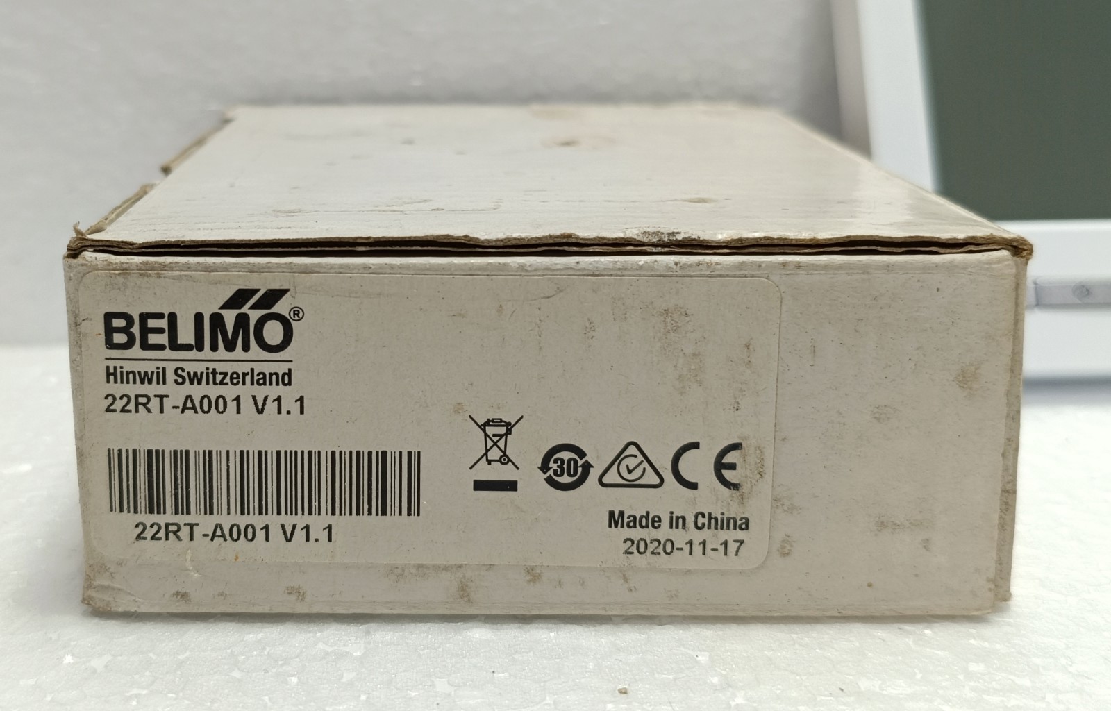 BELIMO 22RT-A001 VAV BOX ACUTATOR THERMOSTAT