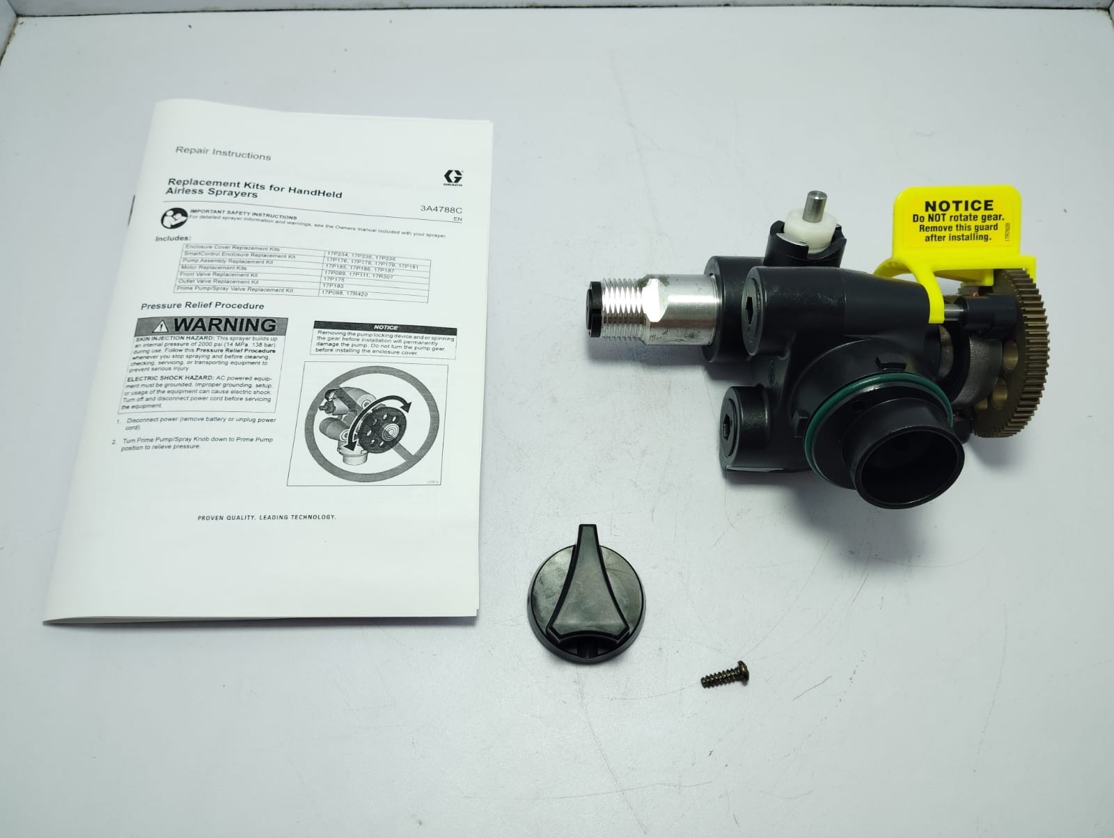GRACO 17P185 Triax Replacement Pump for Corded Handheld