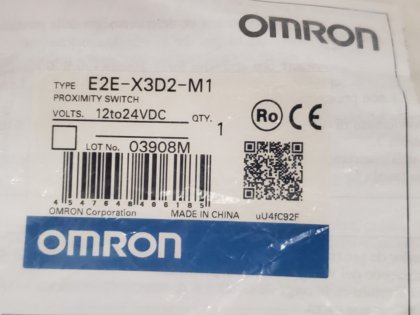 OMRON E2E-X3D2-M1 PROXIMITY SENSOR 12-24VDC NIB