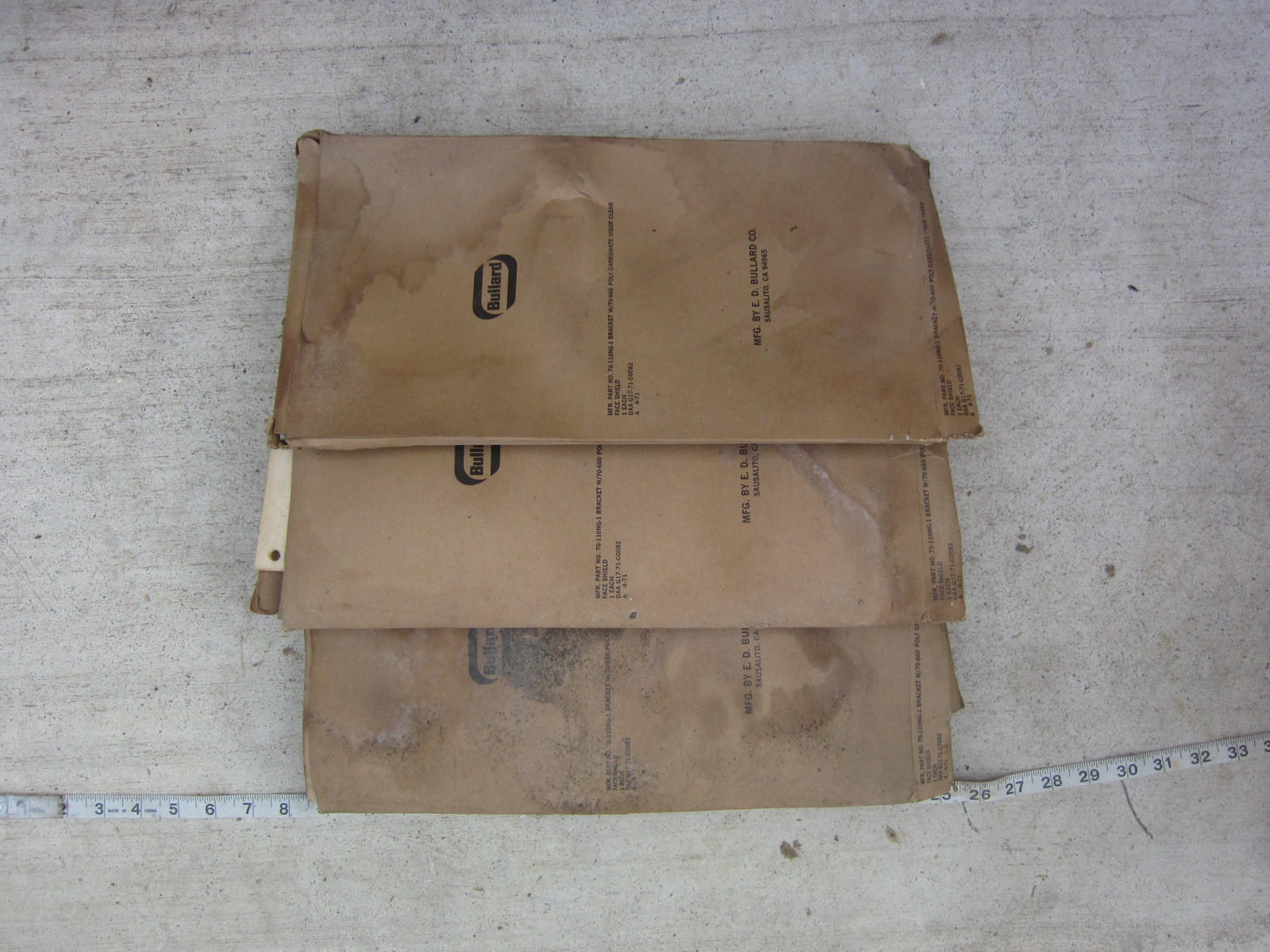 E.D. Bullard 70-110NG-1 Air Filter Element, New
