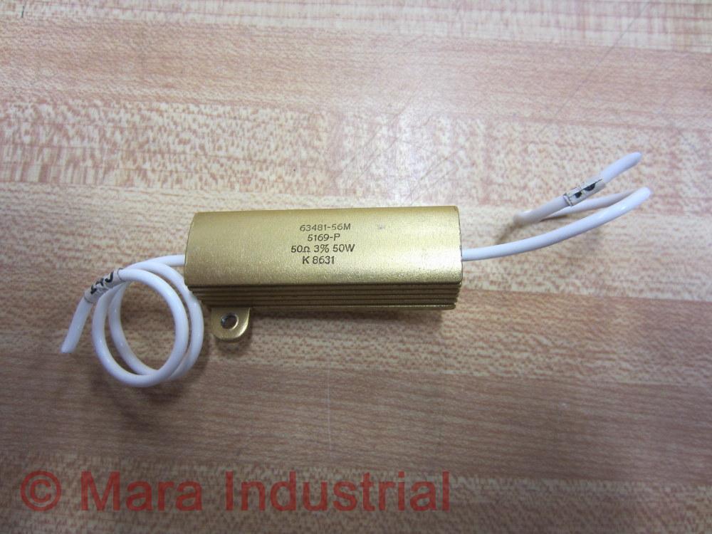 Dale Vishay 63481-56M Resistor 5169-P K 8631 50 Ohms (Pack of 6)