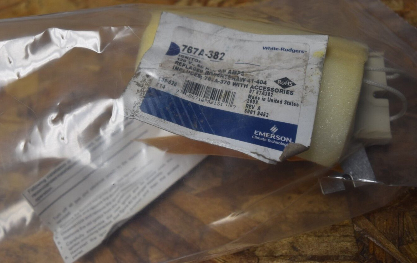 Emerson 767A-382 White Rodger Ignitor 767A382 FREE SHIPPING