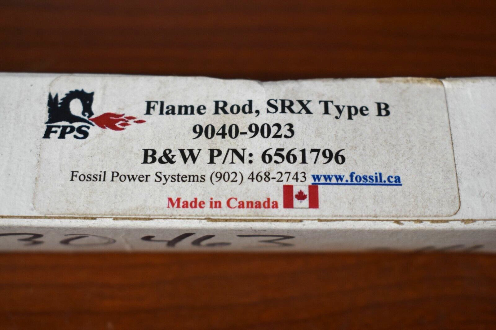 FPS Fossil Power Systems 9040-9023 SRX Type B Flame Rod 6561796
