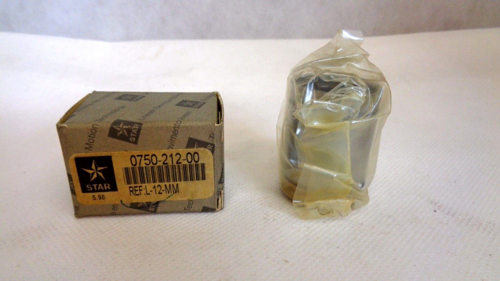 NEW IN BOX STAR L-12-MM BALL BUSHING LINEAR BEARING 0750-212-00