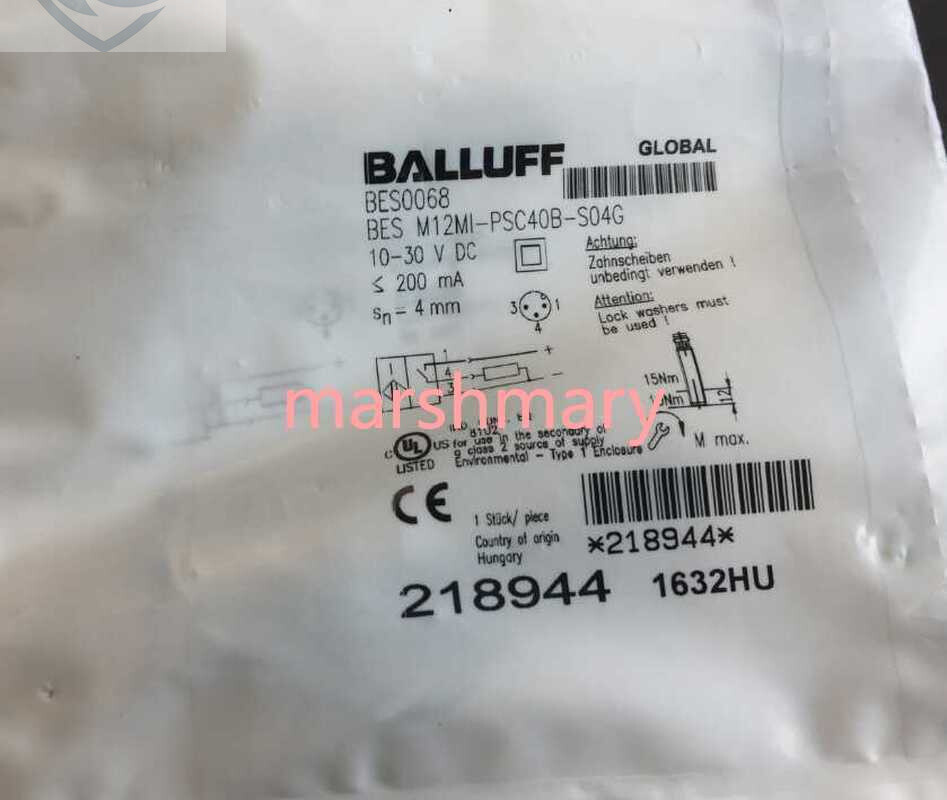 1PC Inductive Proximity Sensor PNP BES0068 BES M12MI-PSC40B-S04G