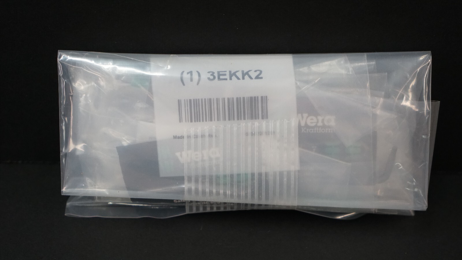 Wera 950 SPKL Ball End Hex Key, 2mm L-Key, Green (QTY 10)