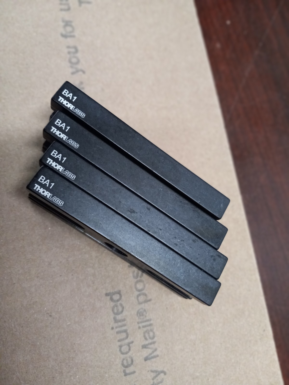 Lot of 4 Thorlabs BA1 Mounting Base 1″ x 3″ x 3/8″ LOT OF 4
