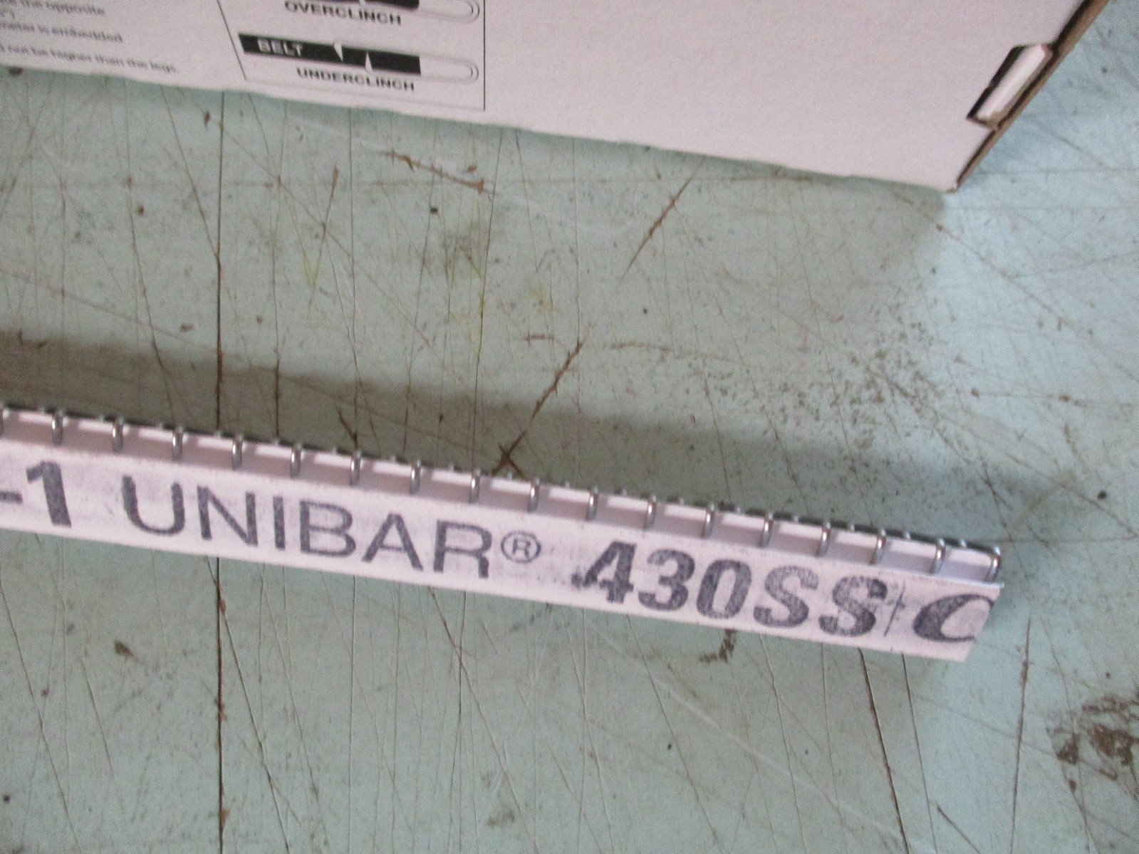 LOT OF 10 Flexco Belt Fasteners 430 SS UX-1 UNIBAR 12″ 300MM UX1S12 LB23