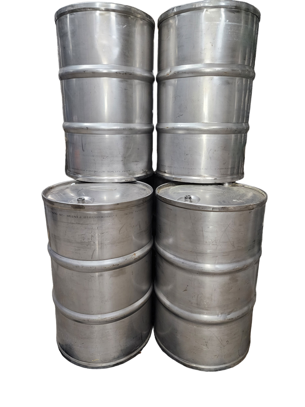 Used 55 gallon Stainless Stainless Steel Barrel 1.5mm thickness