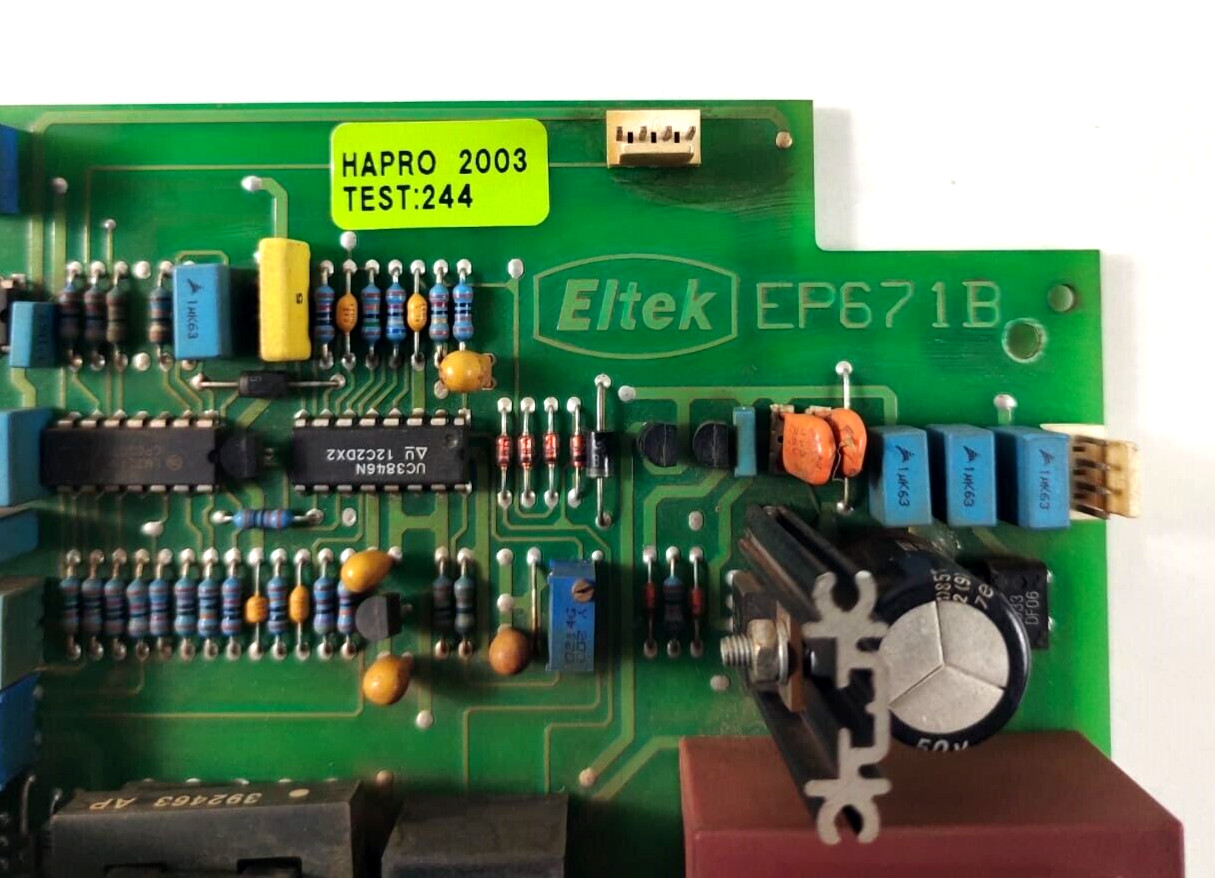 Eltek A/S EP671B Pcb Card Comp.Side T19075-H9-11, Solder Side T19076-H9-10