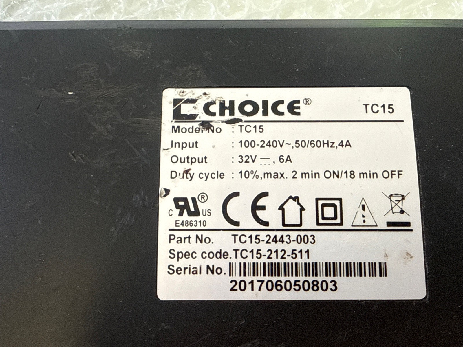 TiMotion TC15 32V Electric Actuator Control Box TC15-2443-003