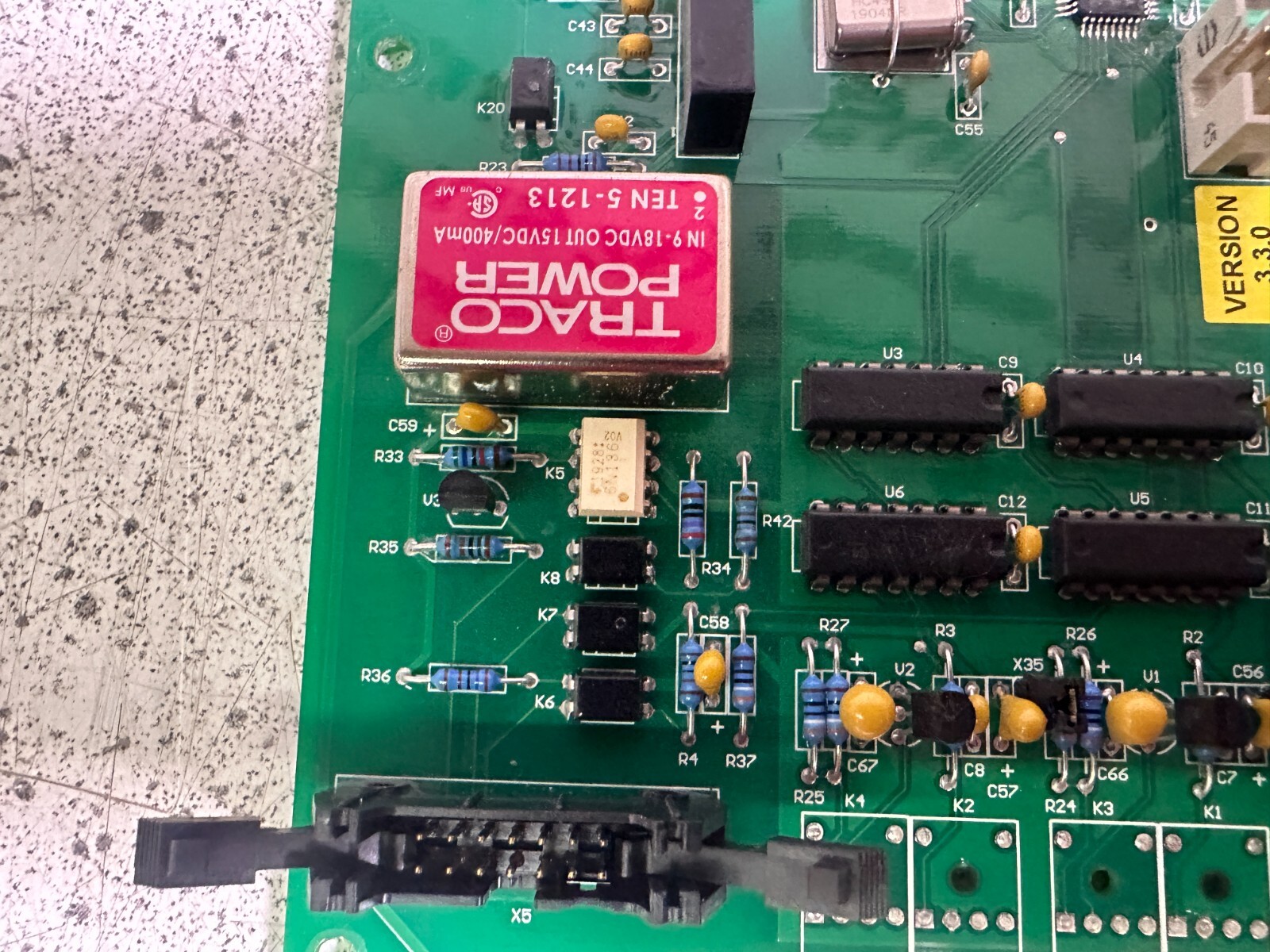 EFACEC 6SA090005B0 + 6SA130000 Board Module Version: 3.3.0