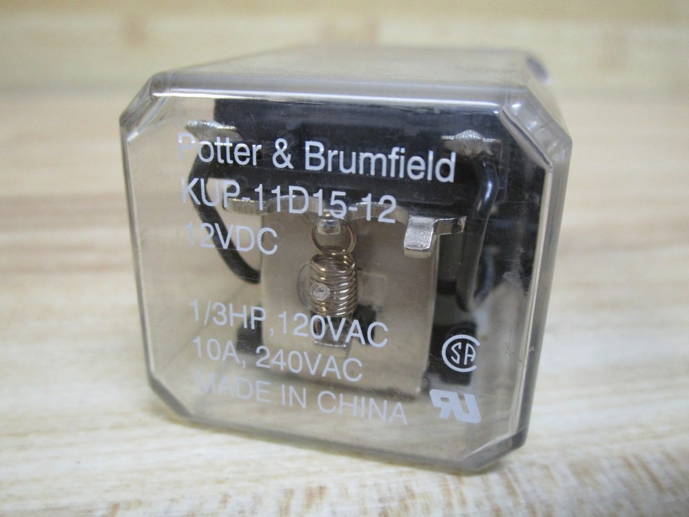 Potter & Brumfield KUP-11D15-12V Relay KUP-11D15-12-12V DC