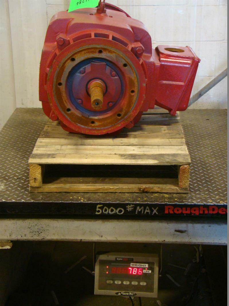 WEG 3 Phase Electric Fire Pump Motor 100 HP 3560 RPM Model 100360P3E365JPV 10276