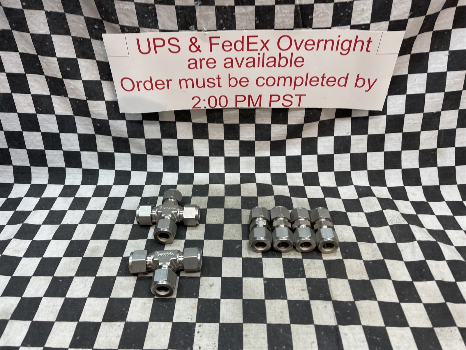 SWAGELOK SS-810-3 and SS-810-4 and SS-810-6, TEE CROSS UNION 1/2″ Lot Of 5#104P7