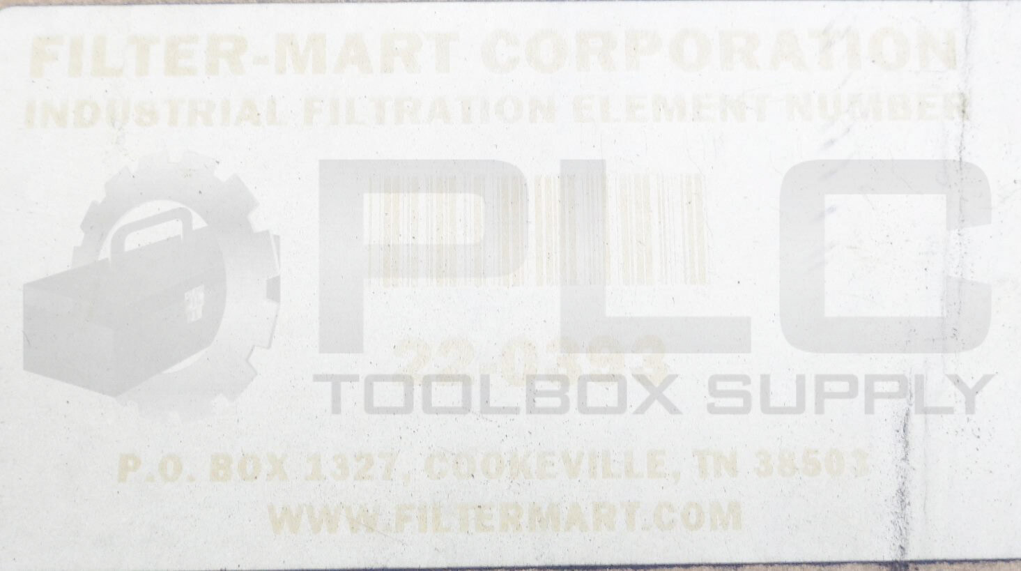 NEW FILTER-MART 22-0393 FILTER ELEMENT 082705