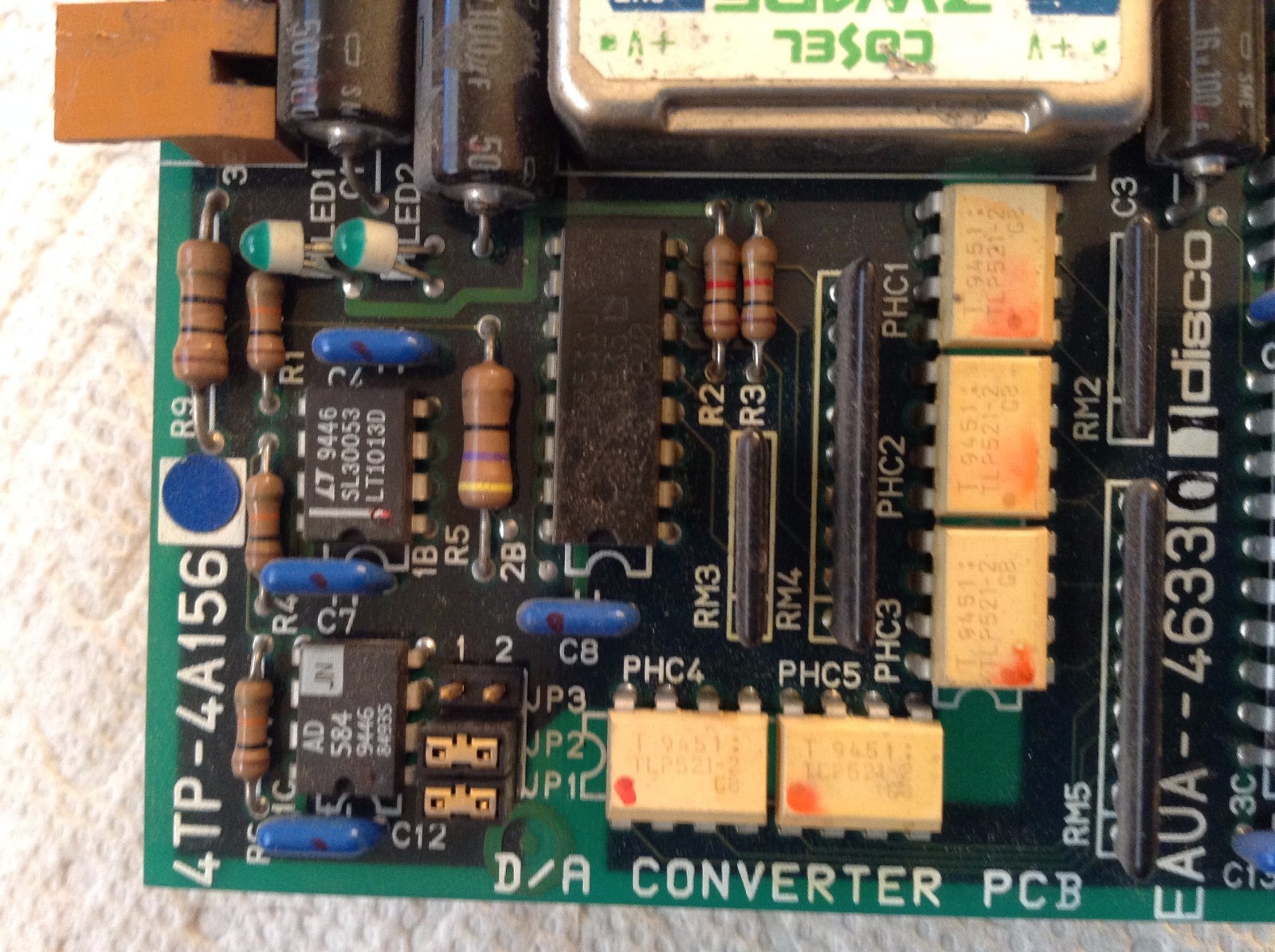 Disco 4TP-4A156 Board D/A Converter EAUA-463301 FAPCB-0474