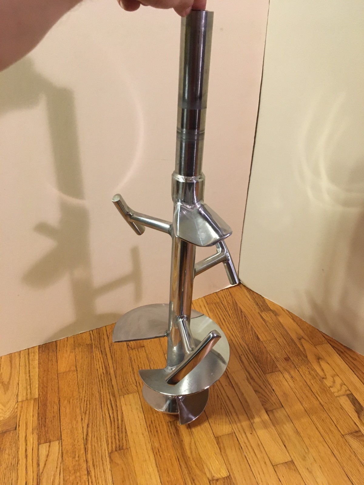 ** 26″ STAINLESS STIRRING ROTOR MIXER AUGER IMPELLER BLADE 8″ DIA 1 1/2″ SHAFT