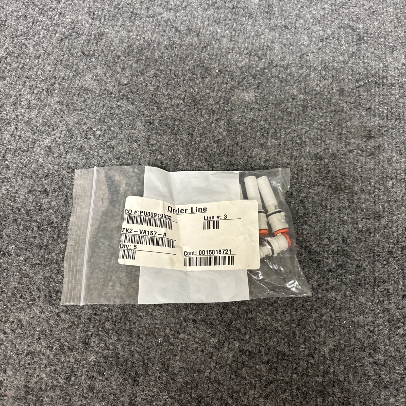 Lot of 5 – SMC ZK2-VA1S7-A ADAPTER ASSEMBLY New Other