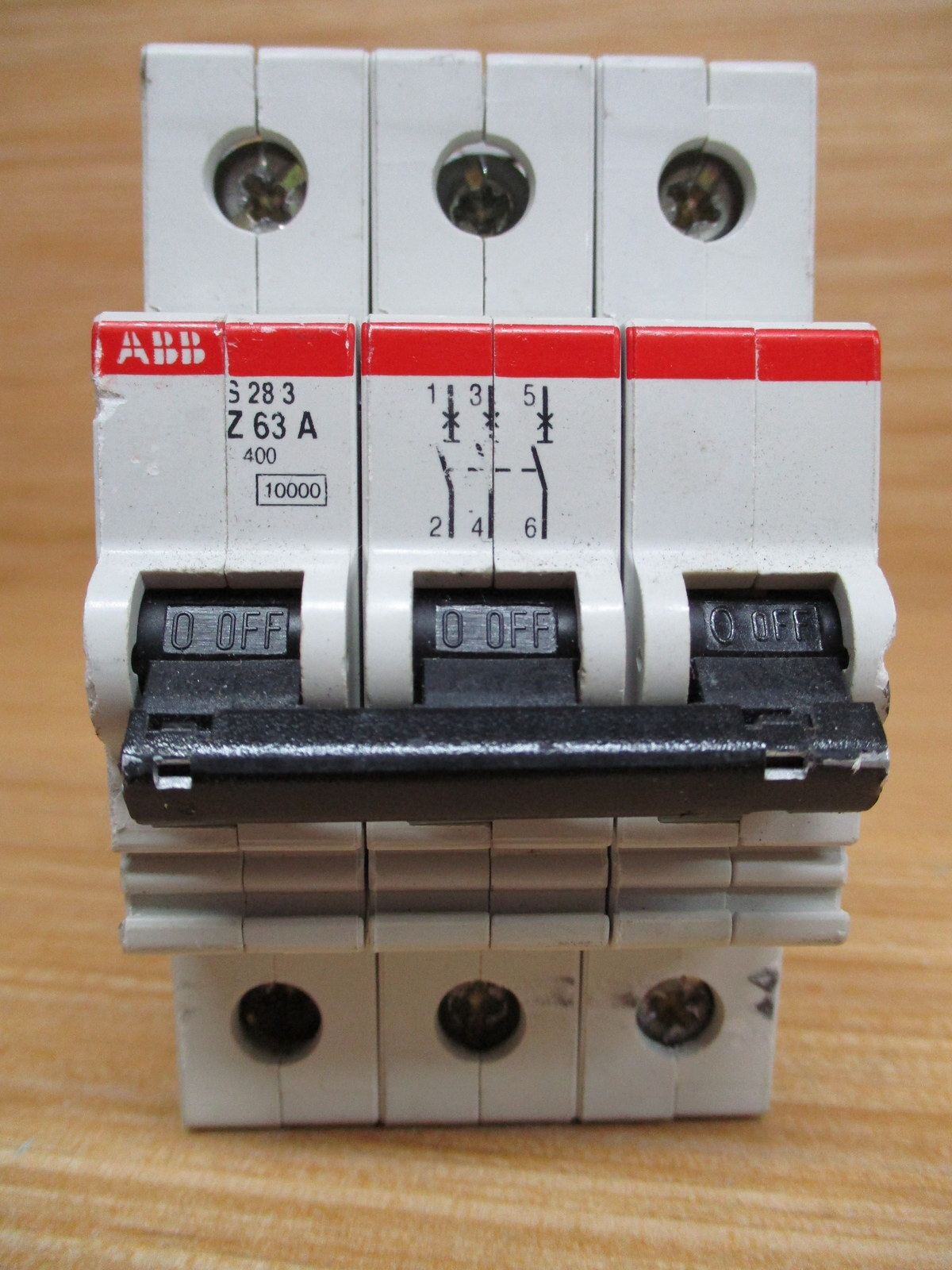 ABB S283-Z63A 63A Circuit Breaker S283-Z63