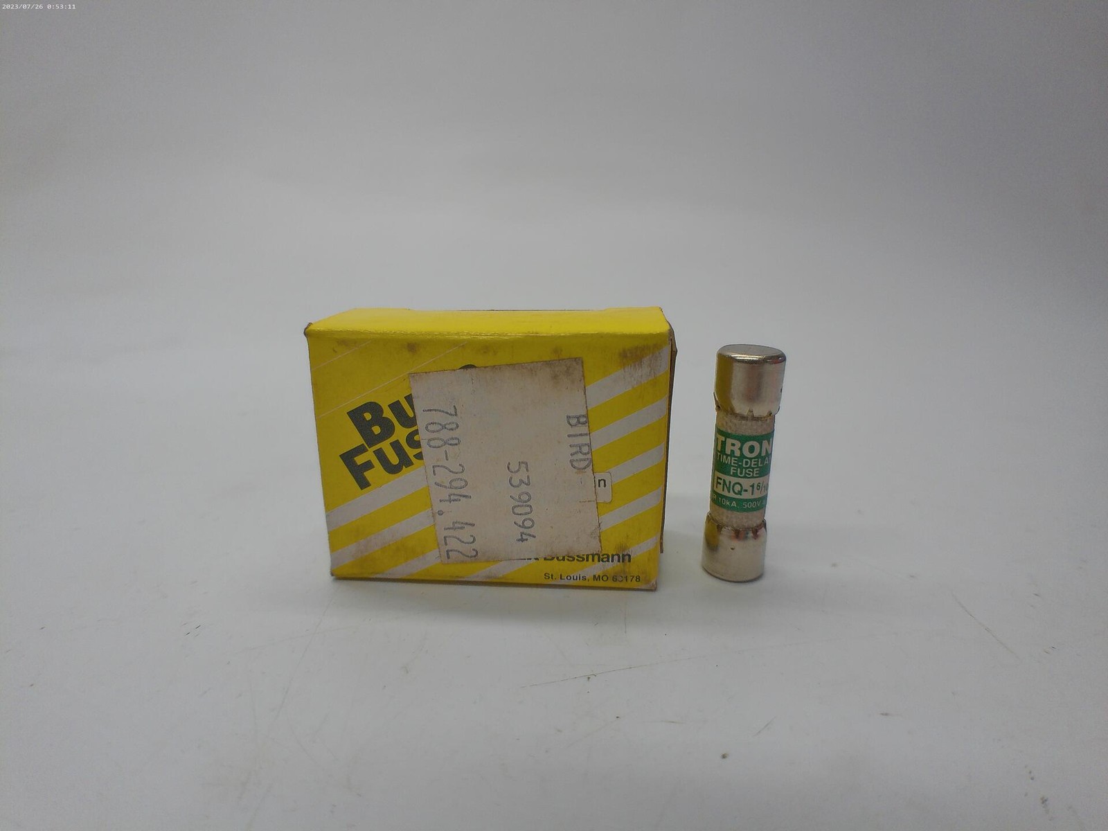 BUSSMANN FNQ-1-6/10 FUSE GREEN PKG OF 10 NSMP