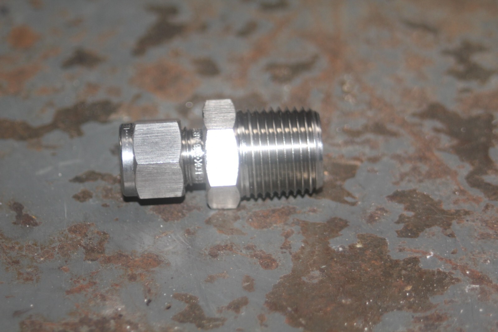 Ham-Let Male Connector 768HL SS-3/8×1/2 3027594