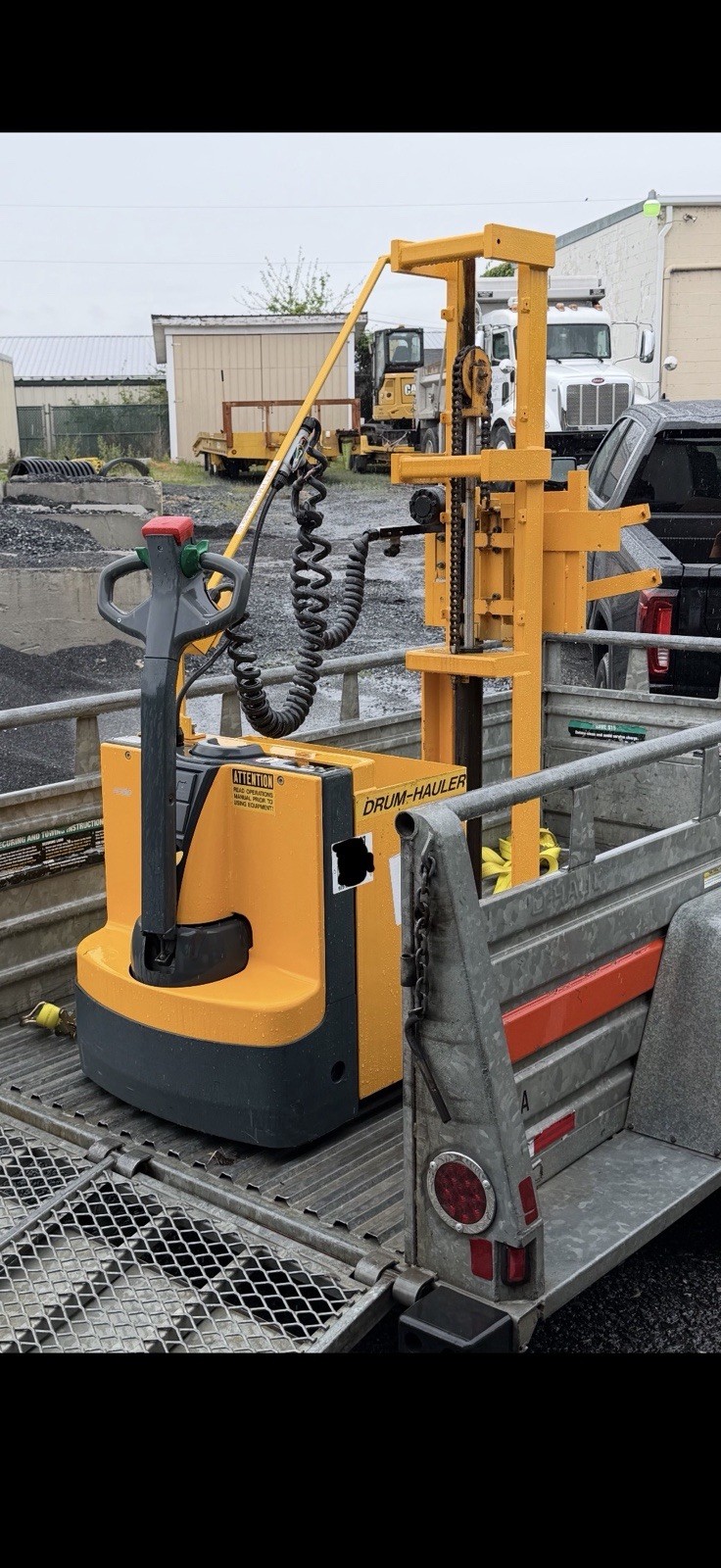 Easy Lift Drum Hauler DH1500048SR Drum Handler Lift 1500lb Capacity Works Great