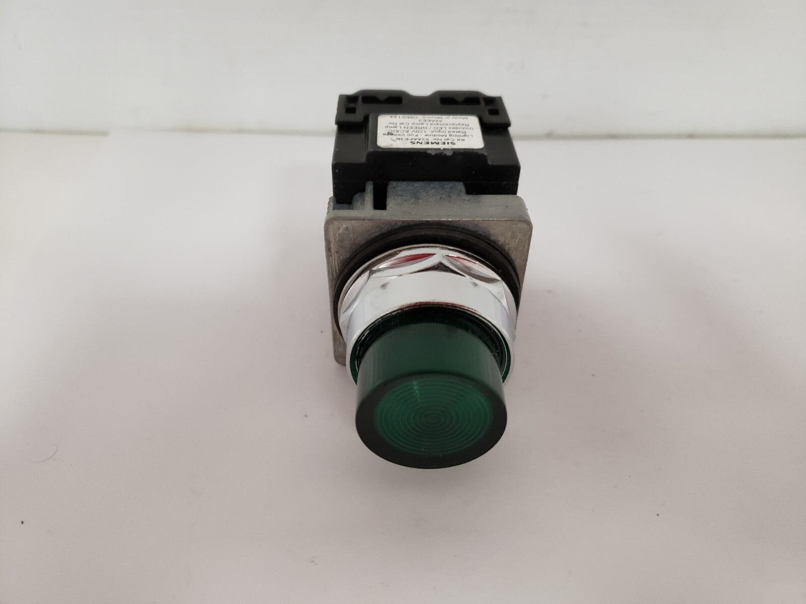 SIEMENS 52PL4E3XB PILOT LIGHT OILTIGHT 120VAC LED GREEN
