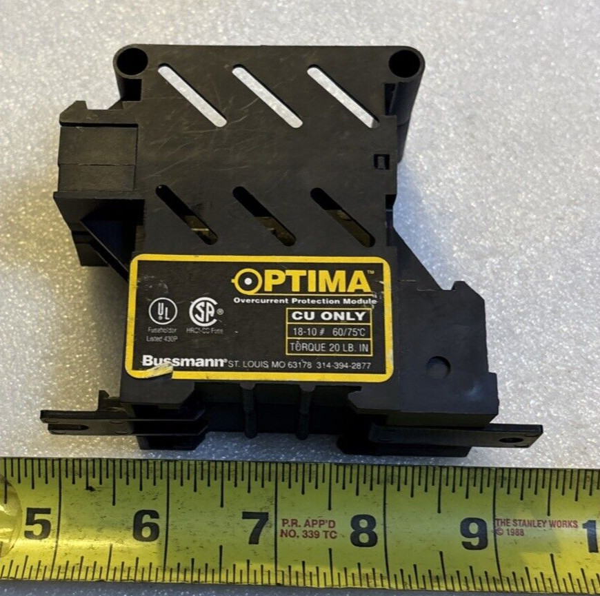 Bussman Optima Overcurrent Protection Module with OPM-CC 200KA 30A 600V