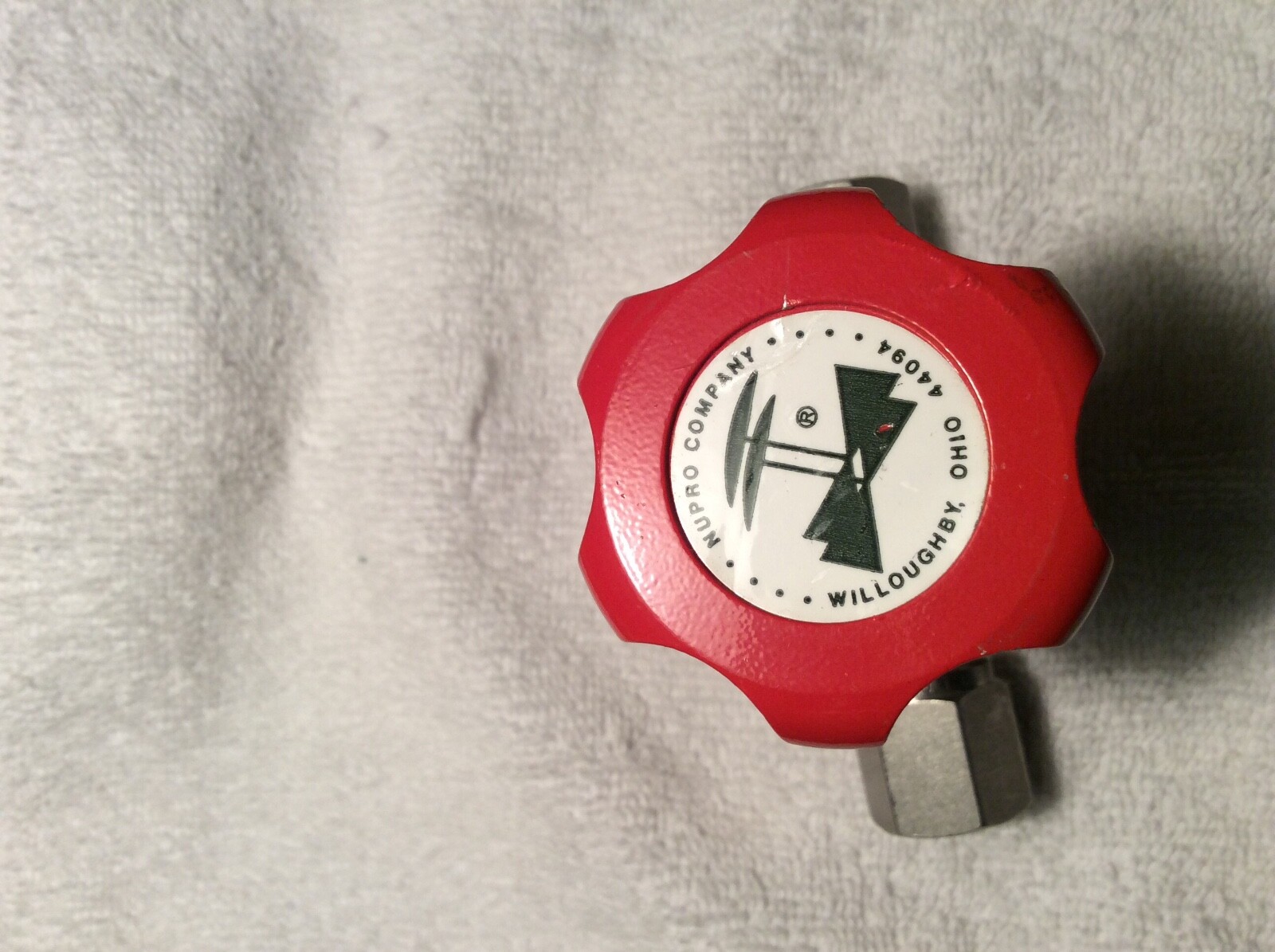 Nupro SS-4D4S V51 Gas Shut-Off Valve, Stainless Steel